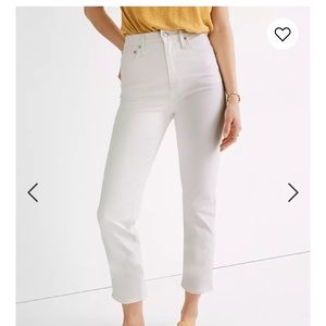 madewell classic straight jeans